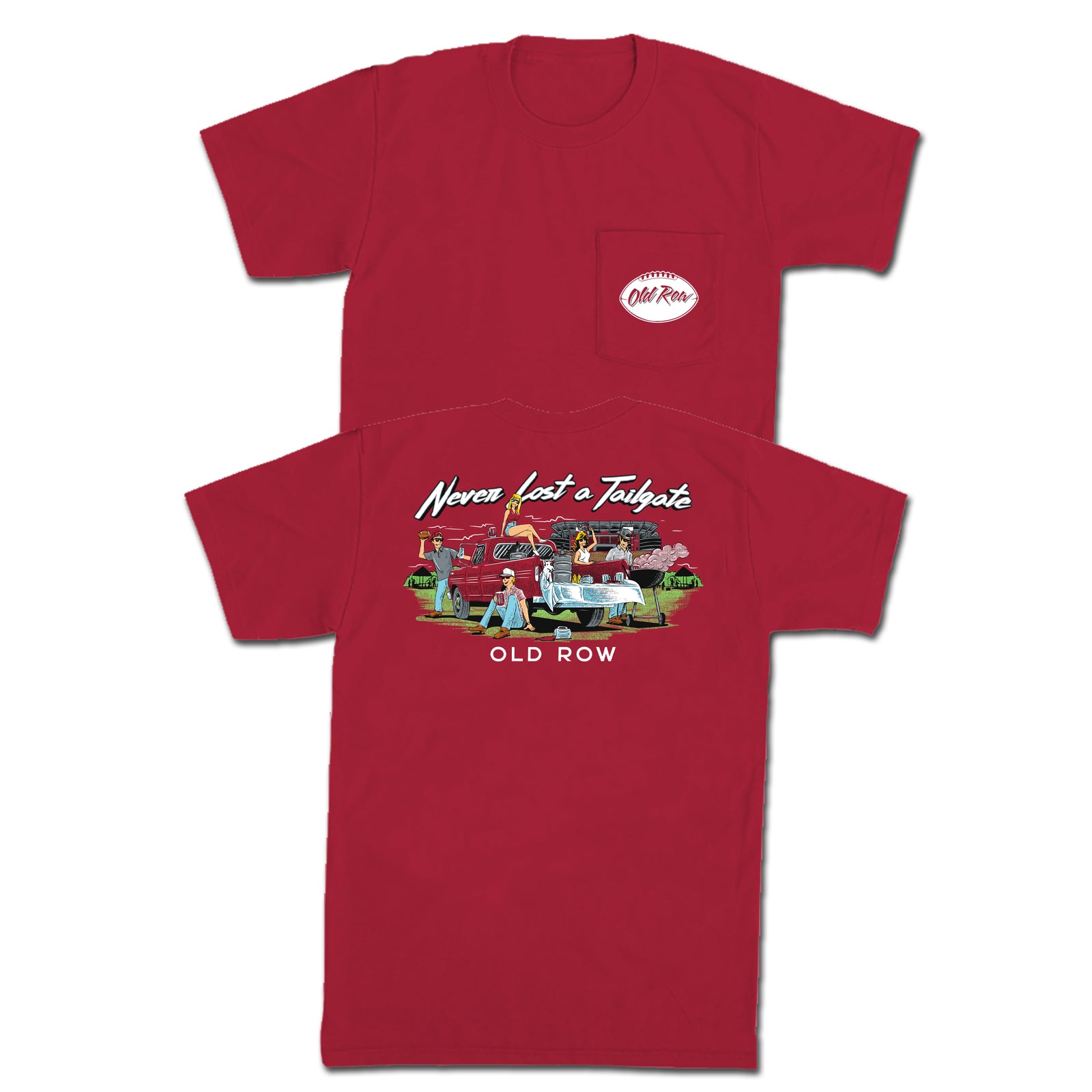 Never Lost A Tailgate Tuscaloosa Pocket Tee