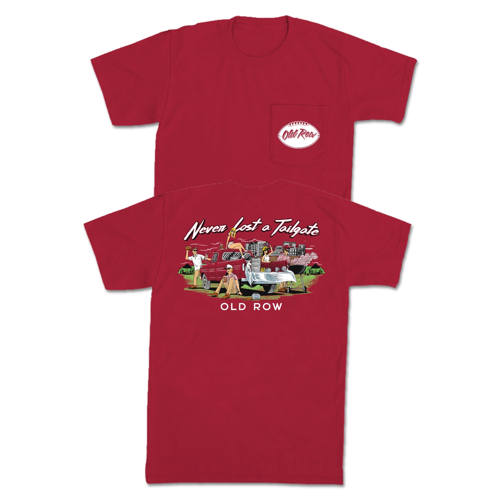Never Lost A Tailgate Fayetteville Pocket Tee