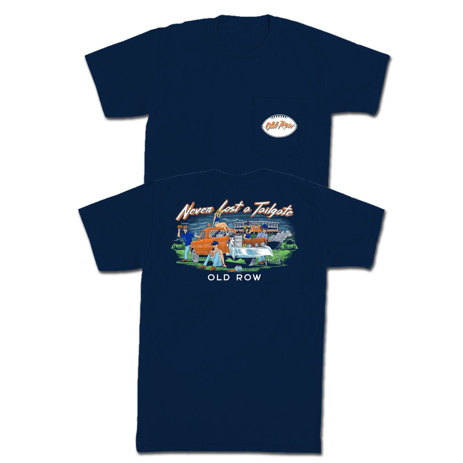 Never Lost A Tailgate Tiger Town, AL Pocket Tee