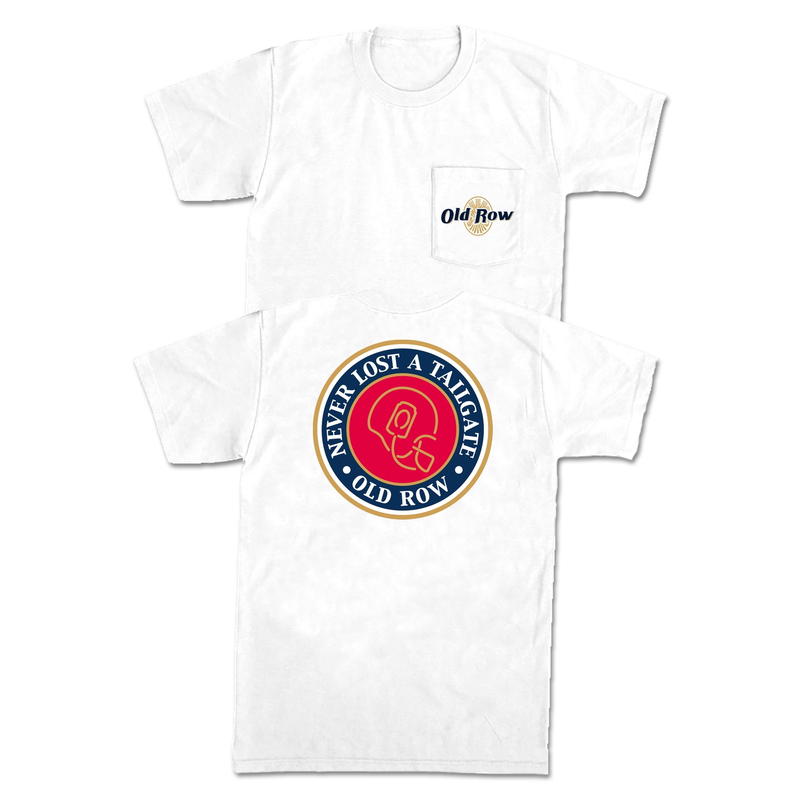 Never Lost A Tailgate Retro Can Pocket Tee
