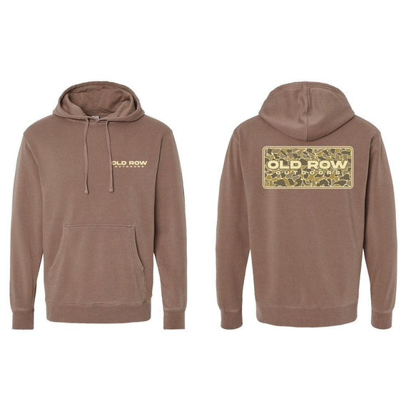 Old Row Outdoors 80s Camo Pigment Dyed Premium Hoodie-Hoodies-Old Row Outdoors-Old Row