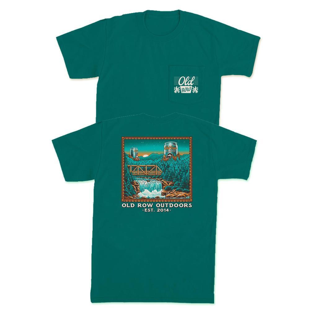 The Beer Mountains Pocket Tee-T-Shirts-Old Row Outdoors-Old Row