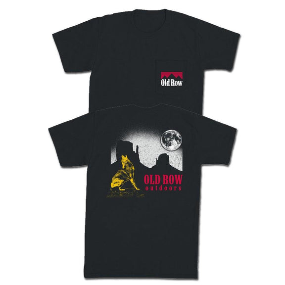 Old Row Outdoors Coyote Pocket Tee-T-Shirts-Old Row Outdoors-Black-S-Old Row