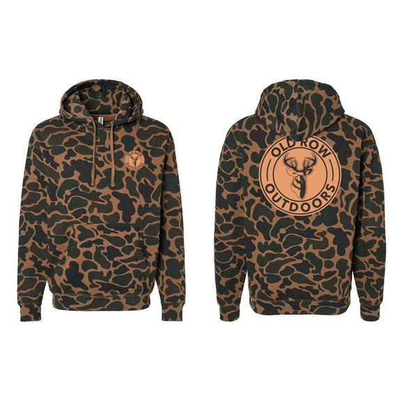 Old Row Outdoors Deer Circle Camo Hoodie-Hoodies-Old Row Outdoors-Old Row