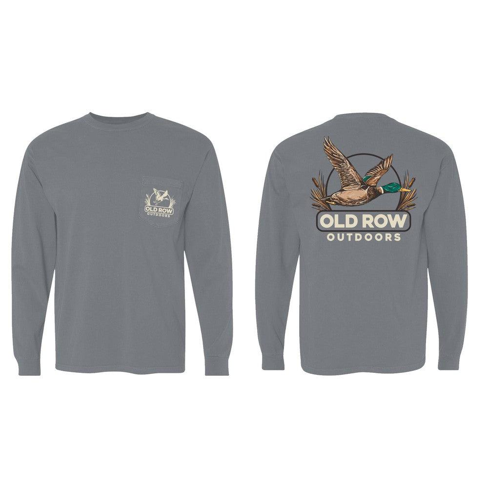 The Mallard Long Sleeve Pocket Tee-Long Sleeve-Old Row Outdoors-Old Row