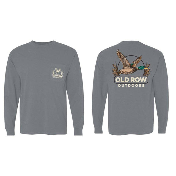 The Mallard Long Sleeve Pocket Tee-Long Sleeve-Old Row Outdoors-Old Row