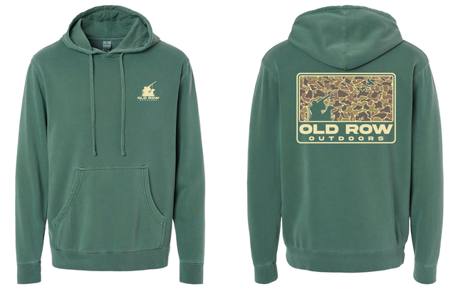 The Duck Dog 80s Camo Pigment Dyed Premium Hoodie