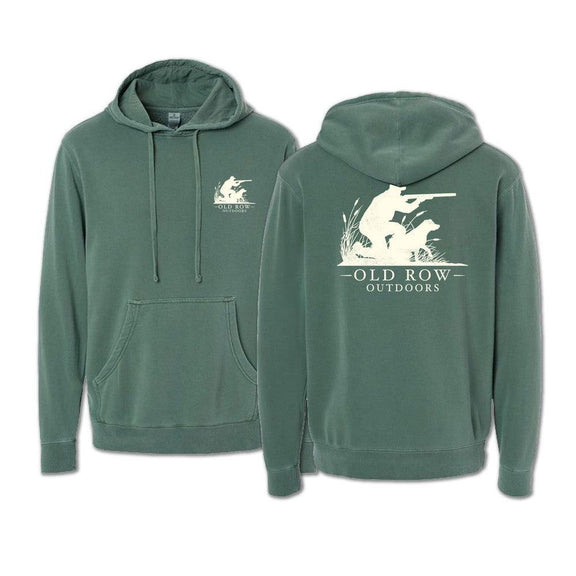 Old Row Outdoors Duck Dog Pigment Dyed Premium Hoodie-Hoodies-Old Row Outdoors-Old Row