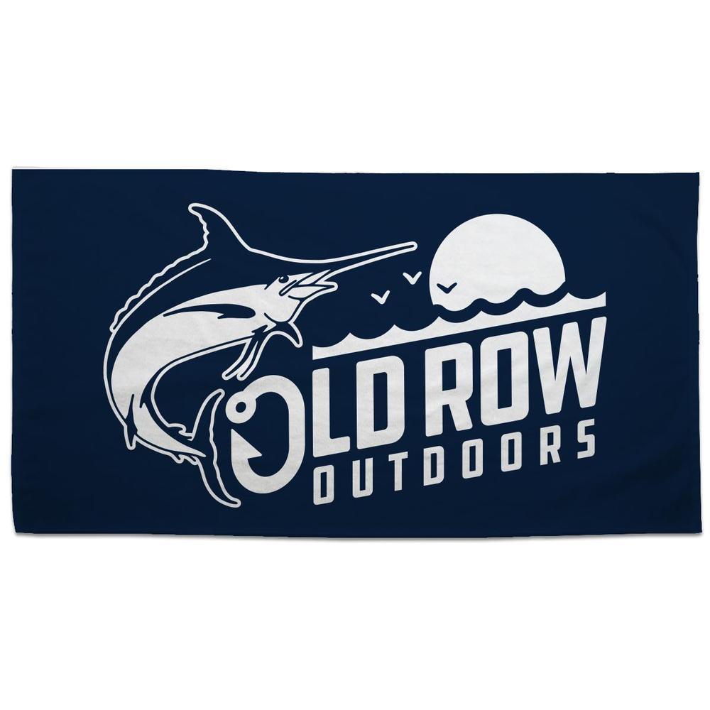 Old Row Outdoors Marlin Beach Towel-Beach Towel-Old Row Outdoors-Old Row