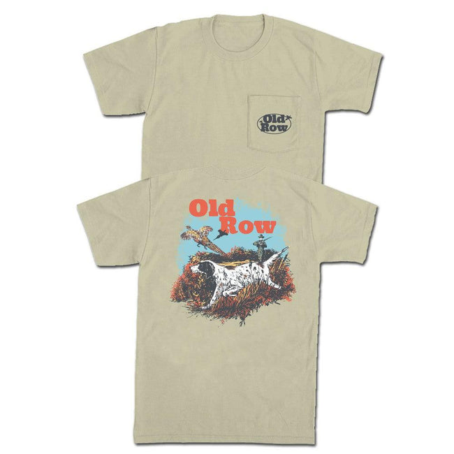 Old Row Outdoors Pheasant Pocket Tee-T-Shirts-Old Row Outdoors-Tan-S-Old Row