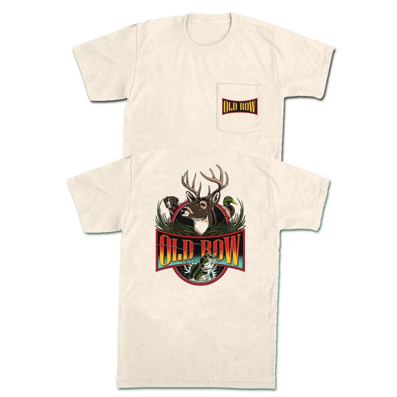 Old Row Outdoors Sportsman Pocket Tee-T-Shirts-Old Row Outdoors-Ivory-S-Old Row