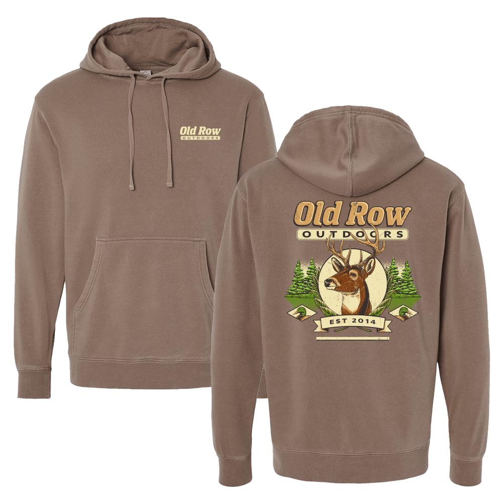 Old Row Outdoors Scenery Pigment Dyed Premium Hoodie-Hoodies-Old Row Outdoors-Old Row