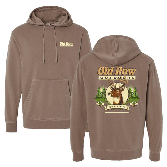 Old Row Outdoors Scenery Pigment Dyed Premium Hoodie