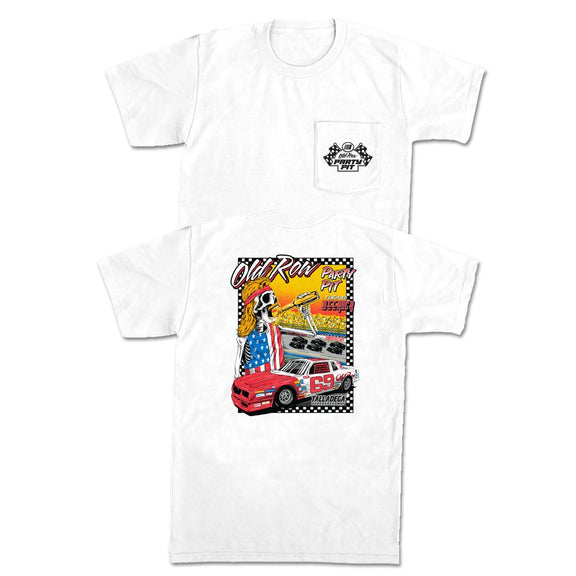 The Old Row Party Pit at Talladega Pocket Tee-T-Shirts-Old Row Racing-Old Row