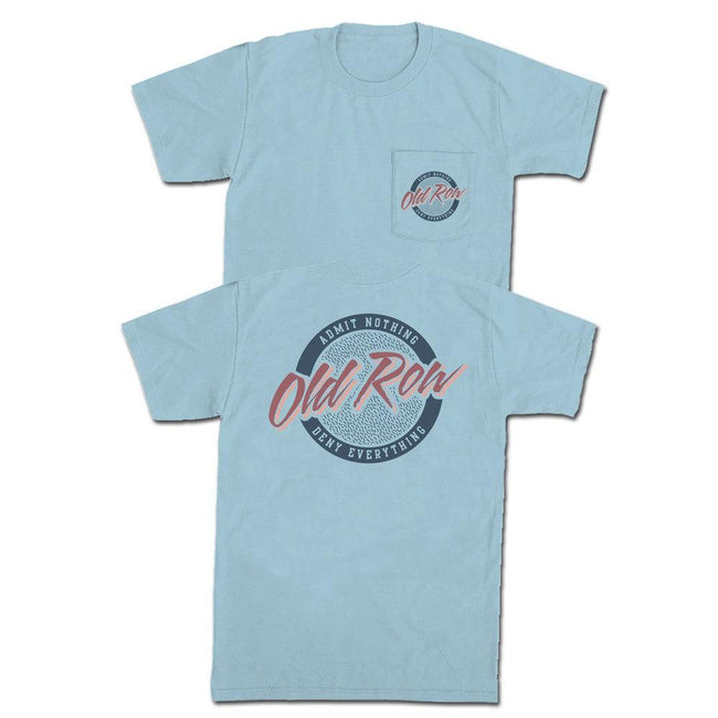 Old Row Circle Logo Pocket Tee-T-Shirts-Old Row Branded-Light Blue-S-Old Row