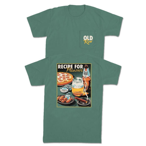 Recipe For Pleasure Pocket Tee-T-Shirts-The Novelty Collection-Old Row
