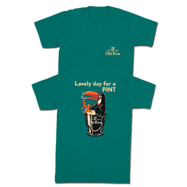 The Irish Party Bird Pocket Tee-T-Shirts-The Novelty Collection-Old Row