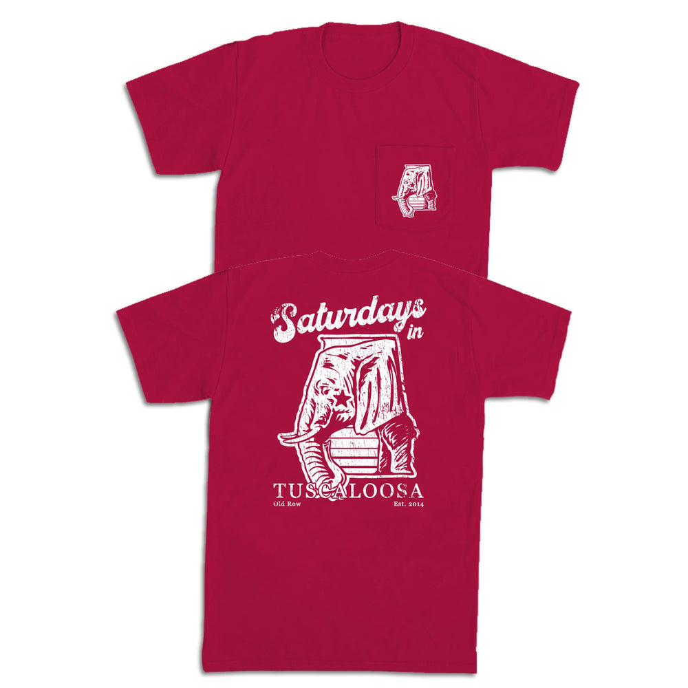 Saturdays In Tuscaloosa Pocket Tee