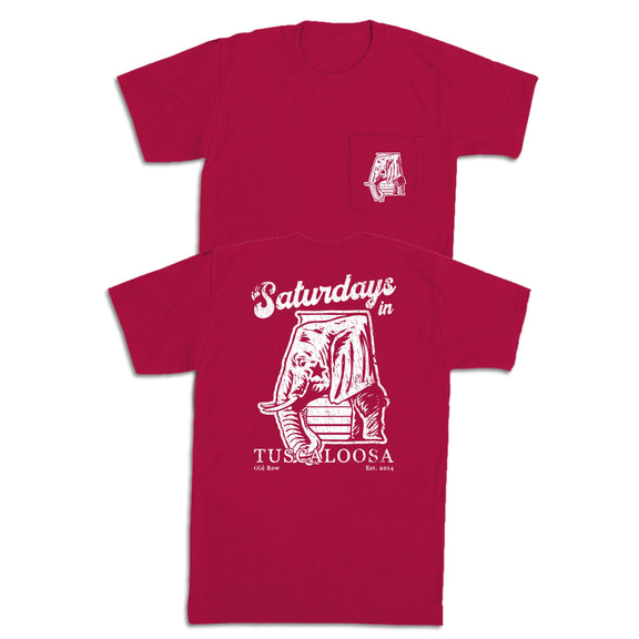 Saturdays In Tuscaloosa Pocket Tee