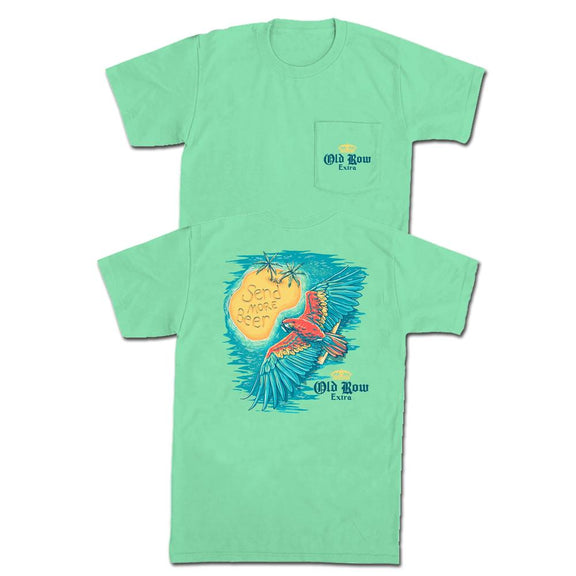 Send More Beer Pocket Tee-T-Shirts-The Boozy Collection-Green-S-Old Row