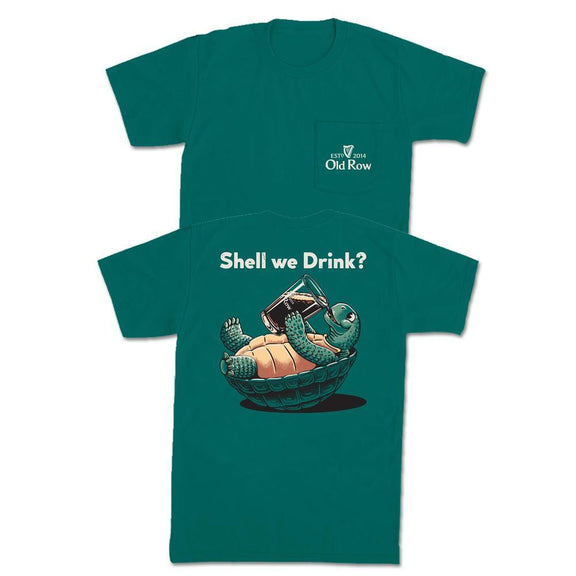 The Irish Party Turtle Pocket Tee-T-Shirts-The Novelty Collection-Old Row