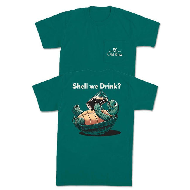The Irish Party Turtle Pocket Tee-T-Shirts-The Novelty Collection-Old Row