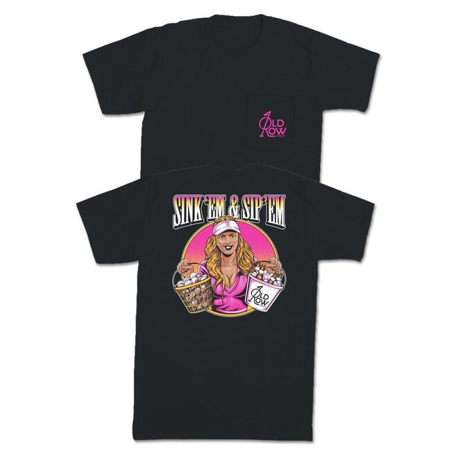 Sink 'Em & Sip 'Em Pocket Tee-T-Shirts-Old Row Golf-Old Row