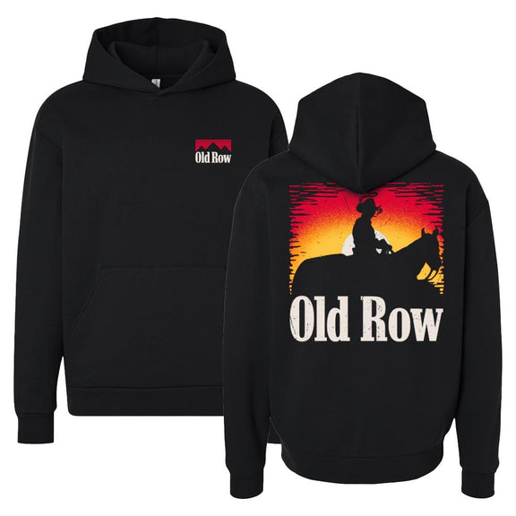 Smoking Cowboy Sunset Hoodie