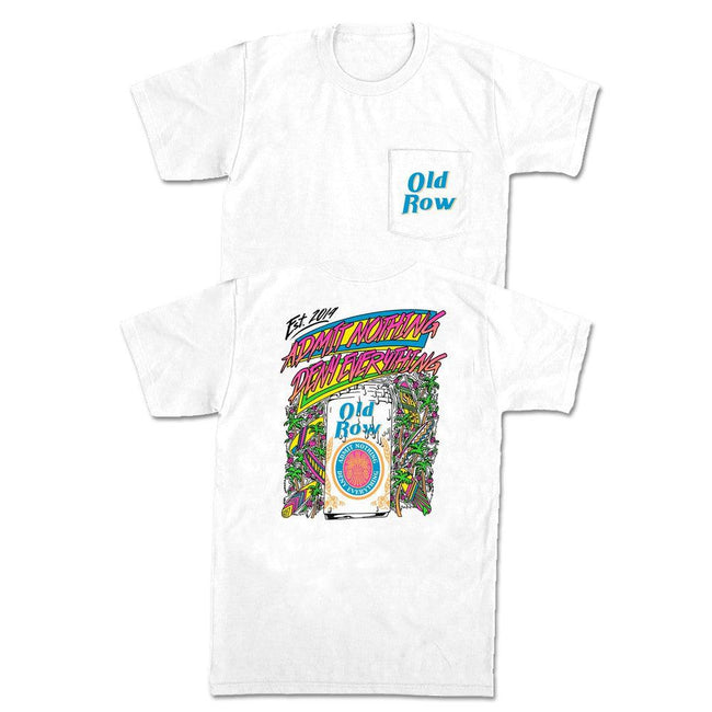 Retro Can Surf Pocket Tee-T-Shirts-The Boozy Collection-White-S-Old Row