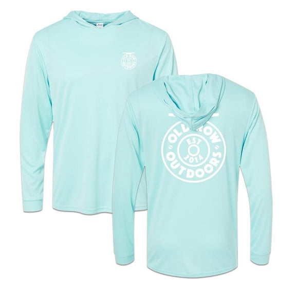 The Fly Reel Hooded Sun Shirt-Long Sleeve-Old Row Outdoors-Old Row
