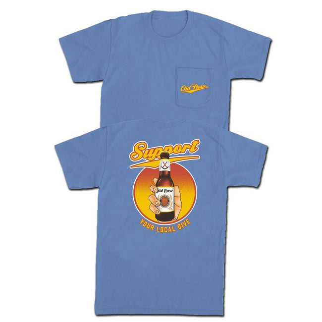 Support Your Local Dive Pocket Tee