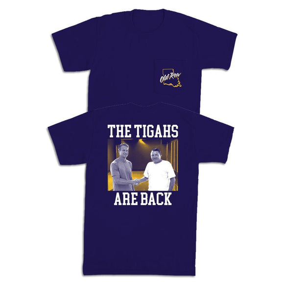The Tigahs Are Back Pocket Tee-T-Shirts-Old Row U-Old Row