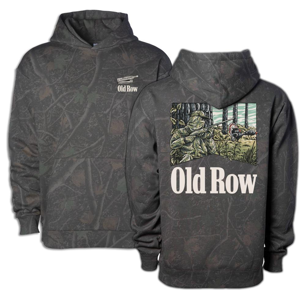 Turkey Hunter Camo Hoodie-Hoodies-Old Row Outdoors-Old Row