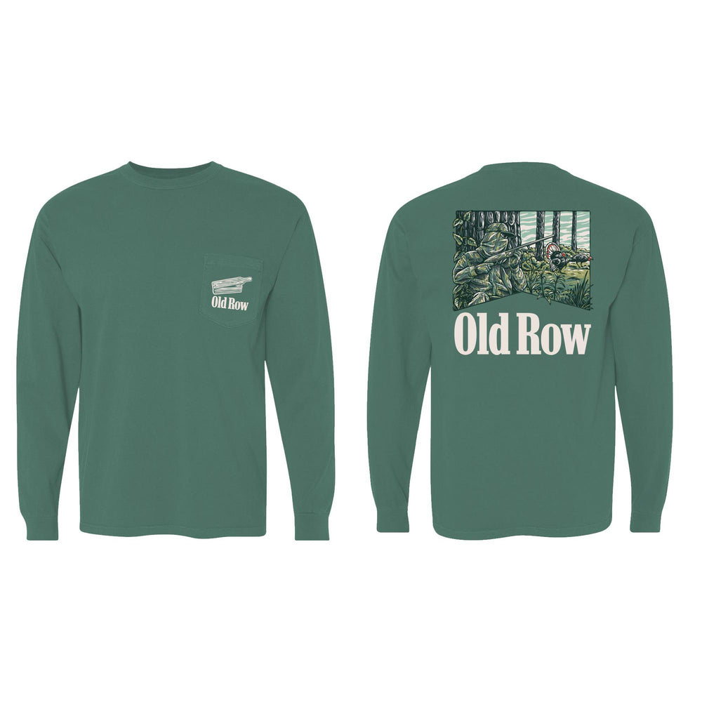 Turkey Hunter Long Sleeve Pocket Tee-Long Sleeve-Old Row Outdoors-Old Row