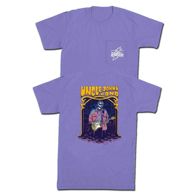 John's Band Pocket Tee-T-Shirts-The Novelty Collection-Purple-S-Old Row