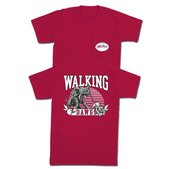 Walking The Dawgs Pocket Tee-T-Shirts-Old Row U-Old Row