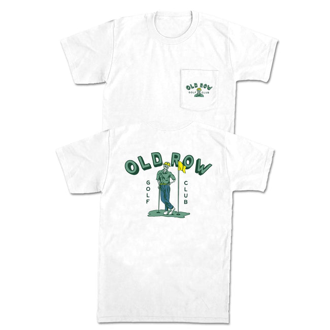 Old Row Golf Club Pocket Tee-T-Shirts-Old Row Golf-White-S-Old Row