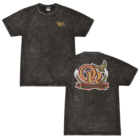 Old Row Draft Mineral Wash Tee-T-Shirts-The Novelty Collection-Black-S-Old Row