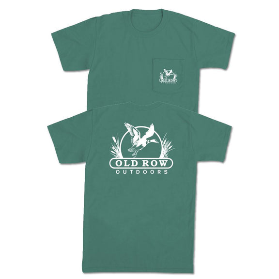 Old Row Outdoors Waterfowl Pocket Tee-T-Shirts-Old Row Outdoors-Green-S-Old Row