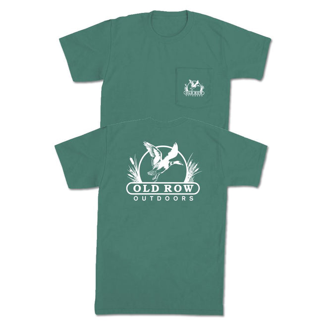 Old Row Outdoors Waterfowl Pocket Tee-T-Shirts-Old Row Outdoors-Green-S-Old Row