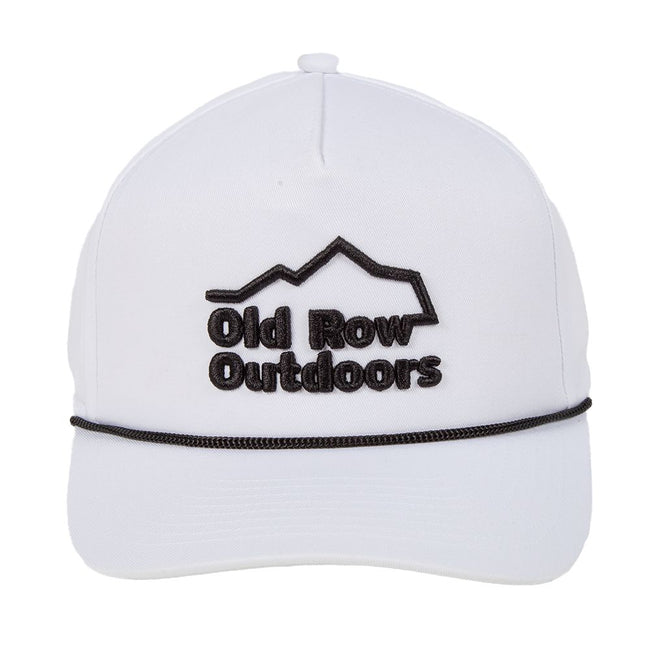 Old Row Outdoors Mountains Rope Hat-Hats-Old Row Outdoors-White-One Size-Old Row