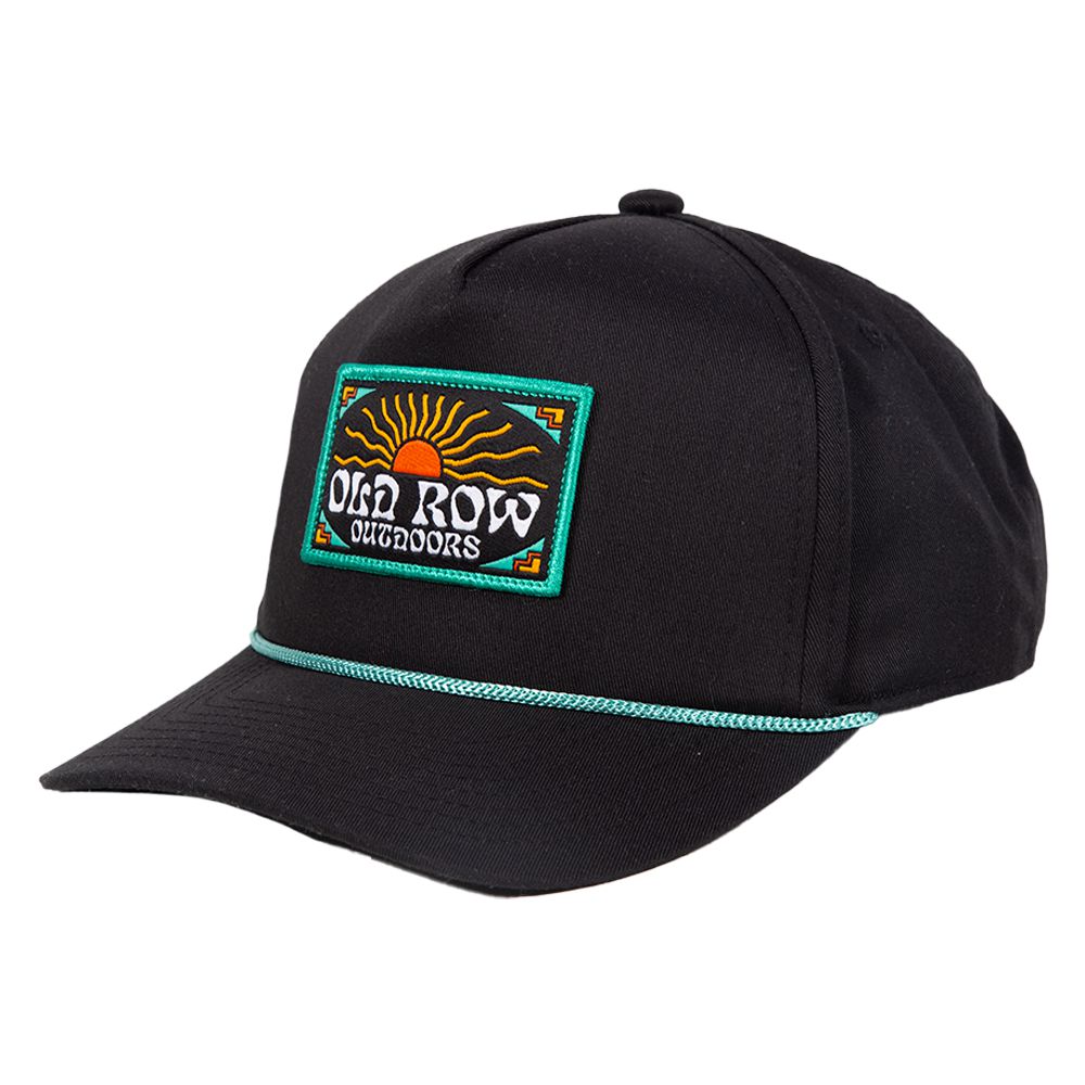 Aztec Sun Patch Rope Hat-Hats-Old Row Outdoors-Old Row