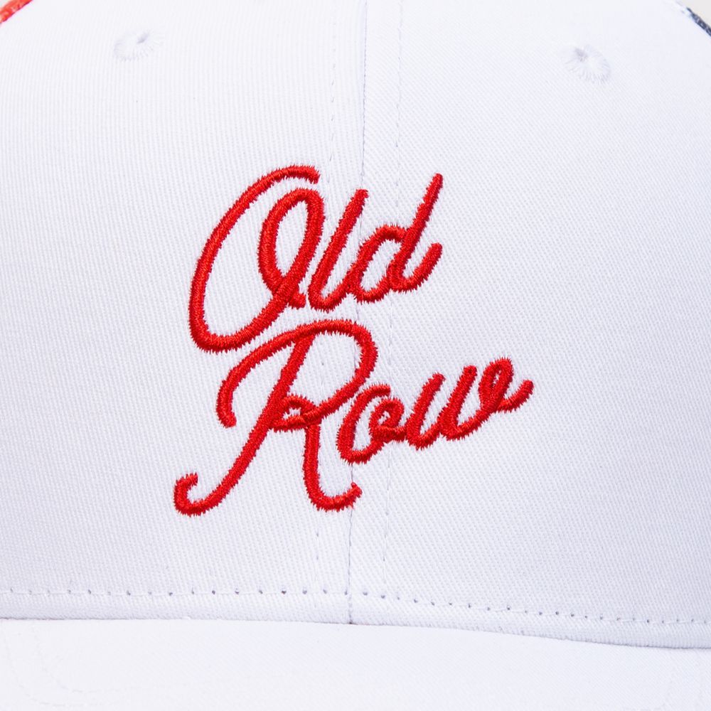 Old Row USA Trucker Hat-Hats-Old Row-White-One Size-Old Row
