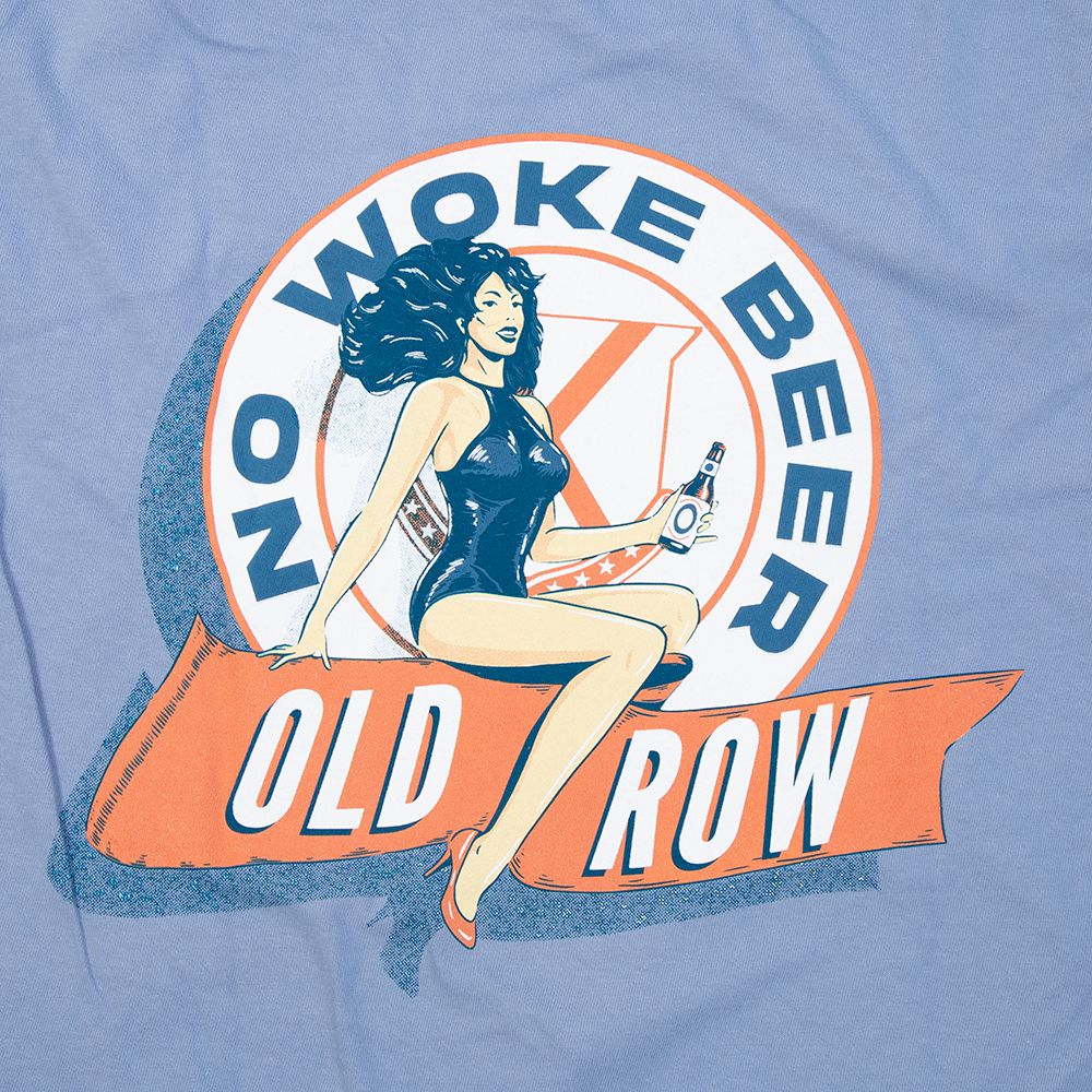 No Woke Beer Pocket Tee-T-Shirts-BDTBAB-Old Row