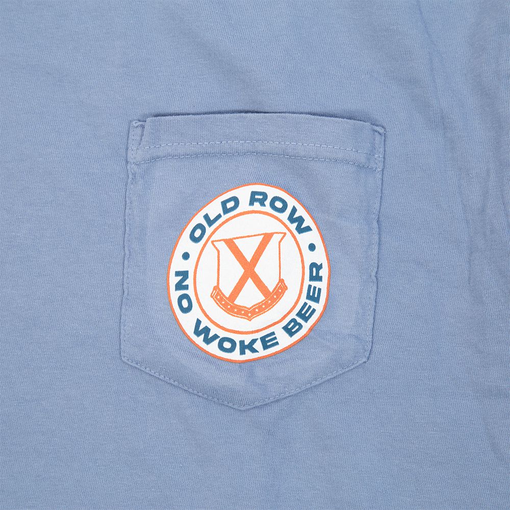 No Woke Beer Pocket Tee-T-Shirts-BDTBAB-Old Row