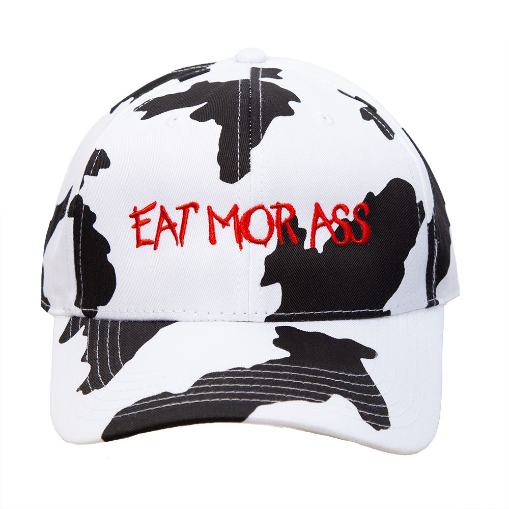 Eat Mor Ass Hat-Hats-The Novelty Collection-White-One Size-Old Row