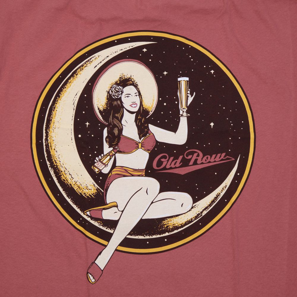 Beer Girl Moon Pocket Tee-T-Shirts-BDTBAB-Old Row