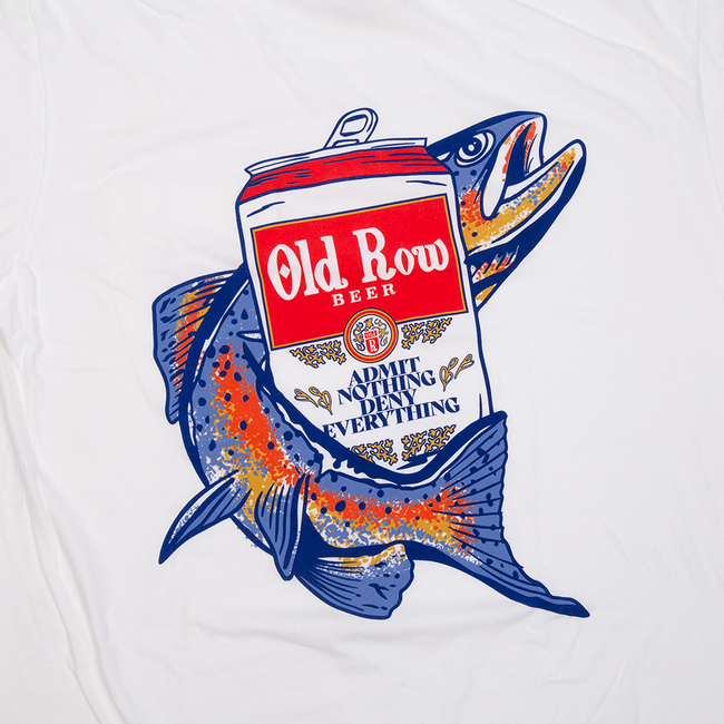 Old Row Outdoors Fishing Beer Can Pocket Tee-Old Row Outdoors T-Shirts