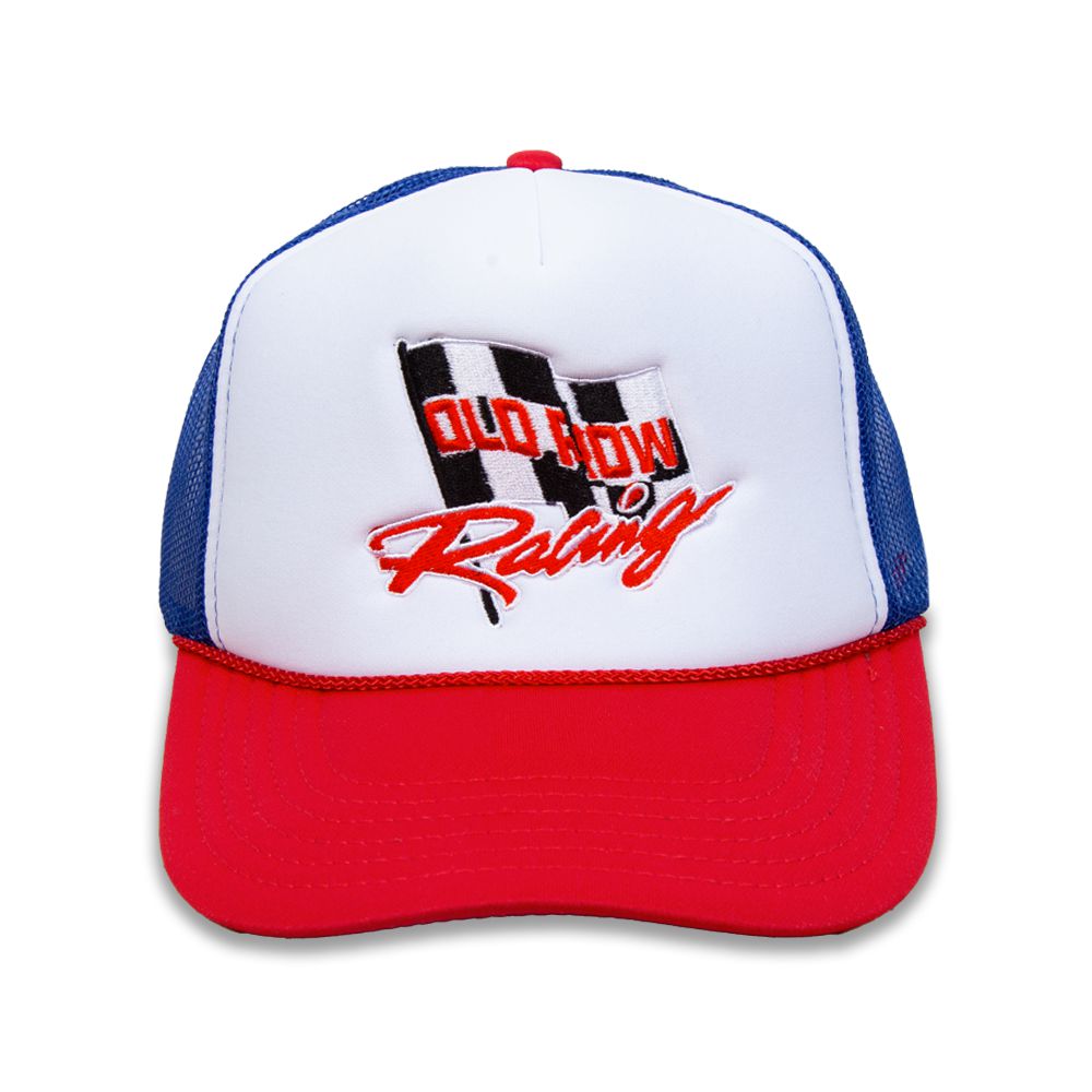 Old Row Racing Trucker Rope Hat-Hats-Old Row Racing-Red-One Size-Old Row