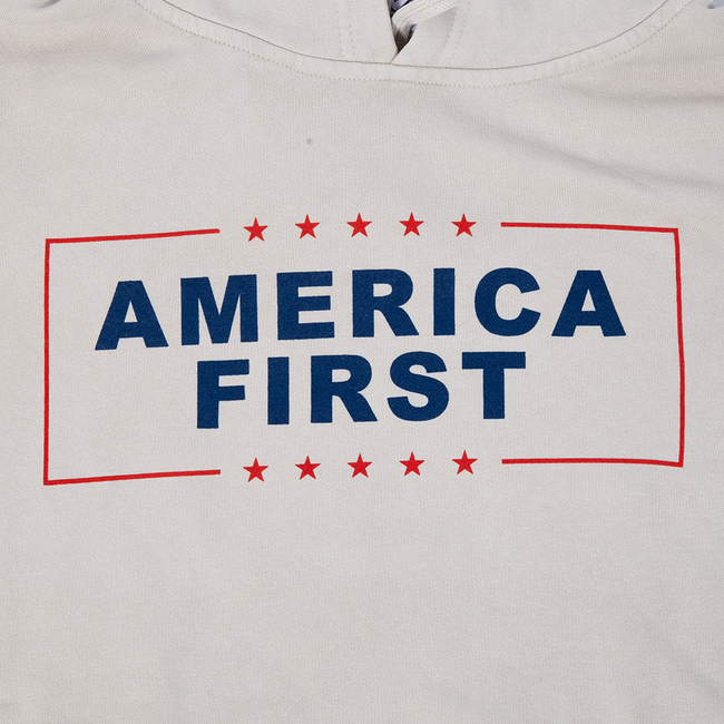 America First Pigment Dyed Premium Hoodie